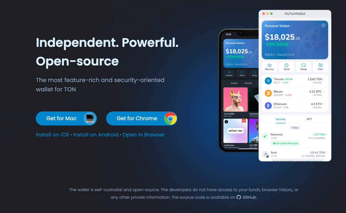 Introducing MyTonWallet: The Ultimate Open-Source, Multi-Feature Crypto ...